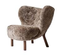 &Tradition Butaca Little Petra VB1 Nogal tratado con aceite-Sahara