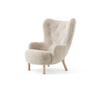 &Tradition Butaca Petra VB3 High Roble aceitado-Sheepskin Moonlight