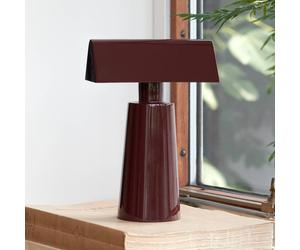 &Tradition Caret MF1 lámpara de mesa LED burdeos