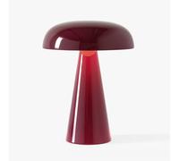 &TRADITION Como SC53 lámpara de mesa sin cable, rojo-marrón