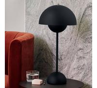 &Tradition Flowerpot VP3 lámpara de mesa, negro mate