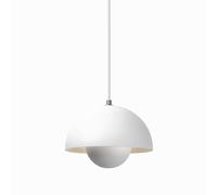 &Tradition Lámpara colgante FlowerPot VP1 Blanco mate