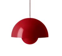 &Tradition - Big Flowerpot VP2 Lámpara Colgante Vermilion Red &Tradition