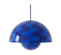 &Tradition Lámpara colgante Flowerpot VP7 Cobalt blue-Twilight blue