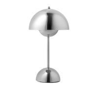 &Tradition - Flowerpot VP9 Portable Lámpara de Sobremesa Chrome-Plated &Tradition