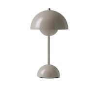 &Tradition Lámpara de mesa Flowerpot portable VP9 Grey beige
