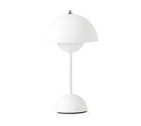 &Tradition Lámpara de mesa Flowerpot portable VP9 Matt white
