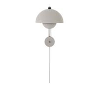 &Tradition Flowerpot VP8 Lámpara de Pared Gris Claro Mate