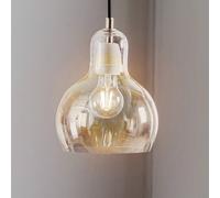 &Tradition - Mega Bulb SR2 Bombilla Lámpara Colgante Plateada con Cable Negro &tradition