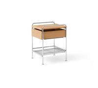 &Tradition Mesa auxiliar Alima NDS3 Roble lacado-cromo