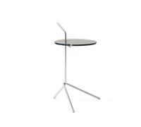 &Tradition Mesa auxiliar Halten SH9 Smoked glass-stainless steel