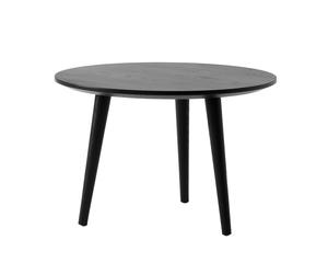 &Tradition Mesa auxiliar In Between SK14 Ø60 cm Black lacquered oak