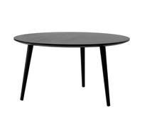 &Tradition Mesa auxiliar In Between SK14 Ø90 cm Black lacquered oak