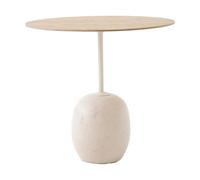 &Tradition Mesa auxiliar Lato LN9 Oak-Crema diva marble
