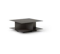 &Tradition Mesa de centro Develius EV3 Steel stone grey. Ø89 × 40 cm