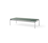 &Tradition Mesa de centro Sett LN12 Verde guatemala-dark chrome