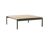 &Tradition Mesa de centro Ville Outdoor AV50 Bronze green-teak