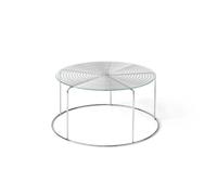&Tradition Mesa de centro Wire VP17 Acero inoxidable-cristal. Ø74x36 cm