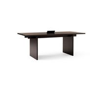 &Tradition Mesa de comedor Ita OS1 con gestión de cables 95x200 cm Dark stained oak