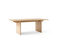 &Tradition Mesa de comedor Ita OS1 con gestión de cables 95x200 cm Oak