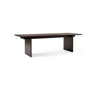 &Tradition Mesa de comedor Ita OS2 con gestión de cables 95x260 cm Dark stained oak
