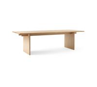&Tradition Mesa de comedor Ita OS2 con gestión de cables 95x260 cm Oak