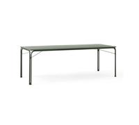 &Tradition Mesa de comedor Thorvald Outdoor SC99. 220 cm Bronze green