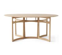 &Tradition Mesa Drop Leaf HM6 Roble aceitado blanco