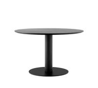 &Tradition Mesa In Between SK12 Roble lacado negro. base de metal negro mate