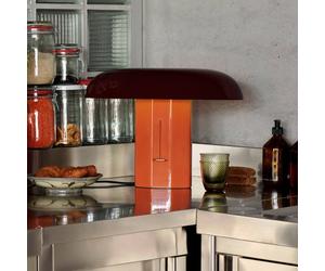 &TRADITION Montera JH42 lámpara de mesa, ámbar/rojo rubí