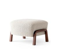 &Tradition Reposapiés Wulff ATD3 Karakorum 003 beige-patas de nogal