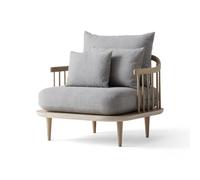 &Tradition Sillón Fly SC1 Roble claro aceitado + beige tela