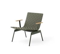 &Tradition Sillón lounge con reposabrazos Ville Outdoor AV45 Bronze green