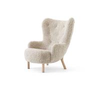 &Tradition Sillón Petra VB3 High Roble aceitado-Sheepskin Moonlight