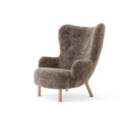 &Tradition Sillón Petra VB3 High Roble aceitado-Sheepskin Sahara
