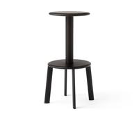 &Tradition Taburete alto Massif AV40 Dark stained oak-warm black