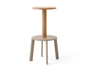&Tradition Taburete alto Massif AV40 Oak-grey beige