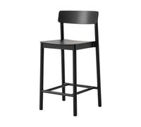 &Tradition Taburete Betty TK13 Counter Chair 65 cm Fresno lacado negro