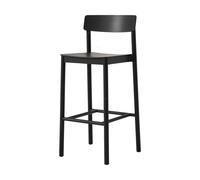 &Tradition Taburete Betty TK16 Bar Chair 75 cm Fresno lacado negro