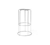 Taburete de bar Wire VP16 H75 en acero inoxidable
