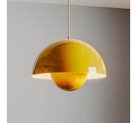 &Tradition &Tradición lámpara colgante Flowerpot VP7, Ø 37 cm, amarillo mostaza