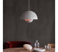 &Tradition &Tradición lámpara colgante Flowerpot VP7, Ø 37 cm, gris-beige