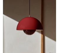 &Tradition &Tradición lámpara colgante Flowerpot VP7, Ø 37 cm, rojo bermellón