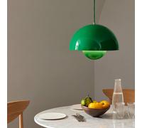 &Tradition &Tradición lámpara colgante Flowerpot VP7, Ø 37 cm, verde señal