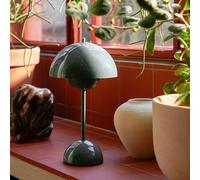 &Tradition &Tradición lámpara de mesa LED recargable Flowerpot VP9, azul piedra