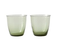 &Tradition Vaso de agua Collect SC78. 2 unidades Musgo