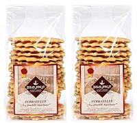 Traditional Abruzzo Ferratelle fancy biscuits - 2x400 gr - Dolci Aveja