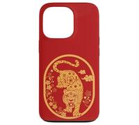 Traditional Art Chinese New Year 2022 Year of the Tiger Carcasa para iPhone 13 Pro