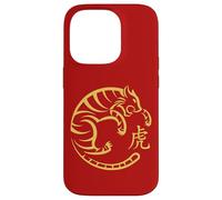 Traditional Art Chinese New Year 2022 Year of the Tiger Carcasa para iPhone 14 Pro