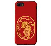 Traditional Art Chinese New Year 2022 Year of the Tiger Carcasa para iPhone SE (2020) / 7 / 8